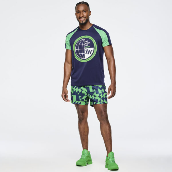 Zumba Out Loud Men's Raglan Crew Neck - Image 5