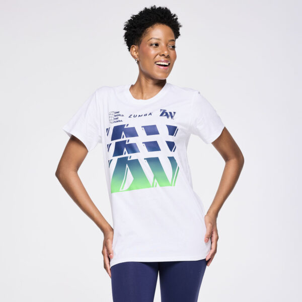 Zumba Out Loud Crew Neck Tee - White