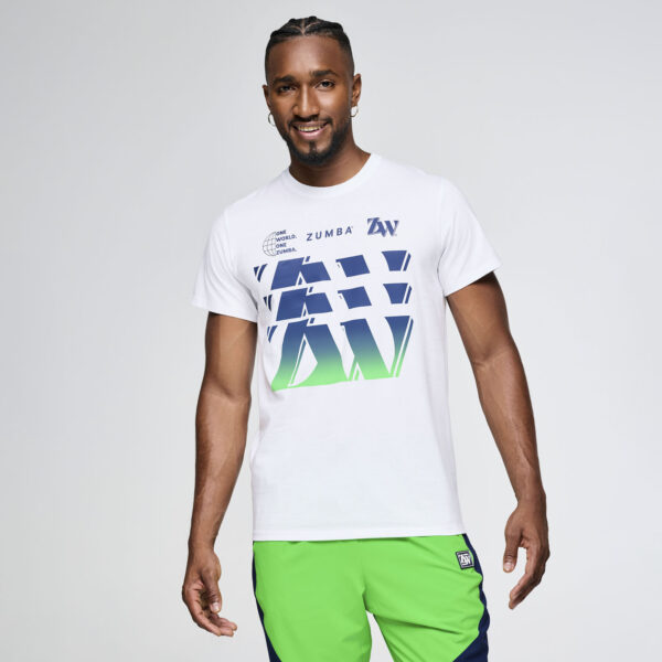 Zumba Out Loud Crew Neck Tee - White - Image 3