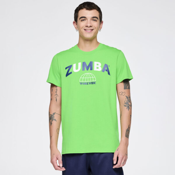 Zumba Out Loud Crew Neck Tee - Green - Image 3
