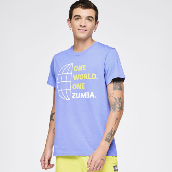 Zumba Out Loud Crew Neck Tee - Purple - Image 4