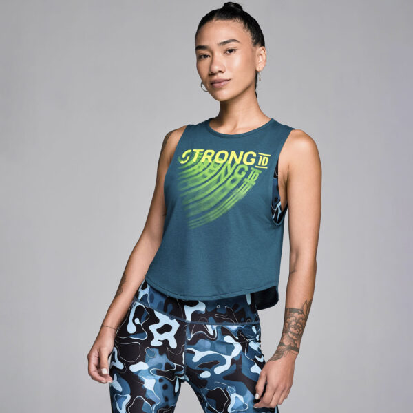 STRONG iD Crop Round Hem Muscle Tank - Image 2