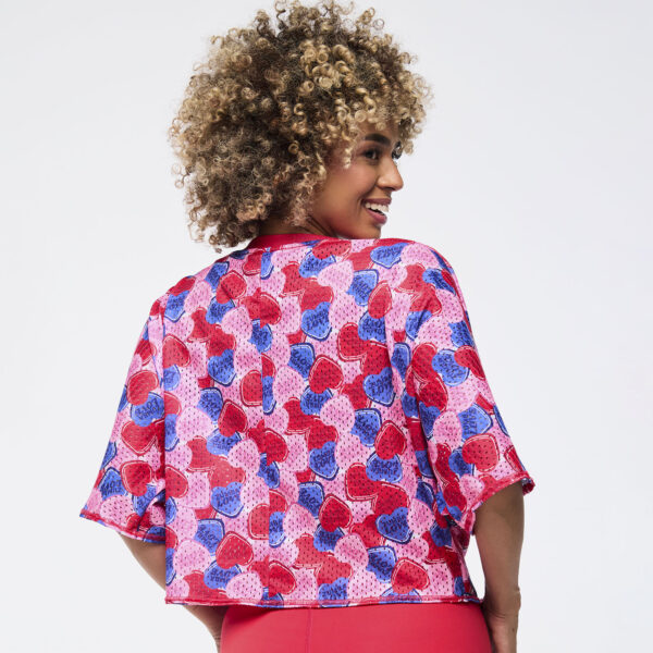 Zumba Love Boxy Dolman Crop Top - Image 2
