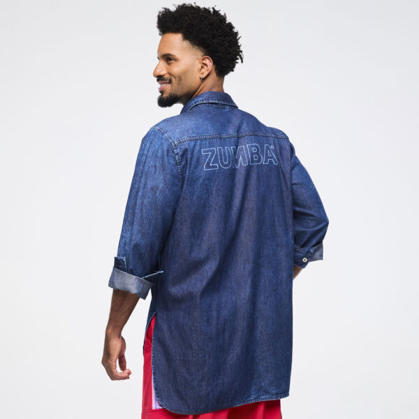 Zumba Love High-Low Button Down - Image 12
