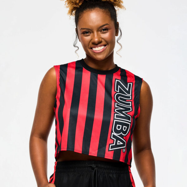 Victory Crew Neck Muscle Crop Tank - Image 2