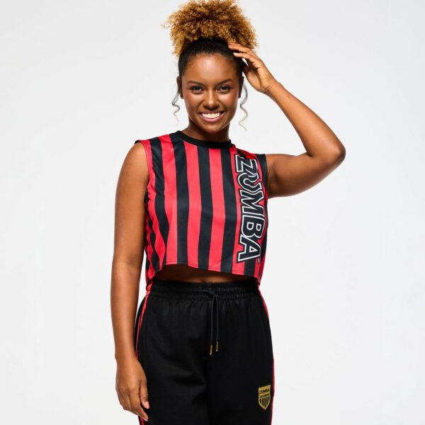 Victory Crew Neck Muscle Crop Tank - Image 3