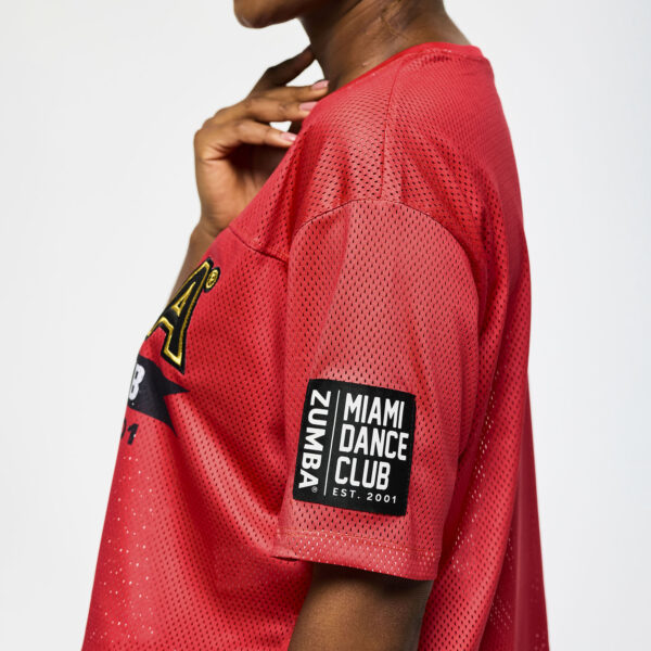 Victory Mesh Boxy Crop Top - Image 4