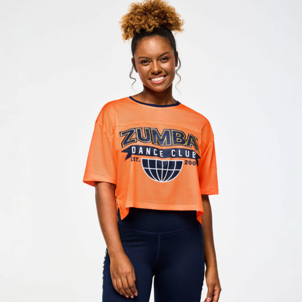 Victory Mesh Boxy Crop Top - Image 6