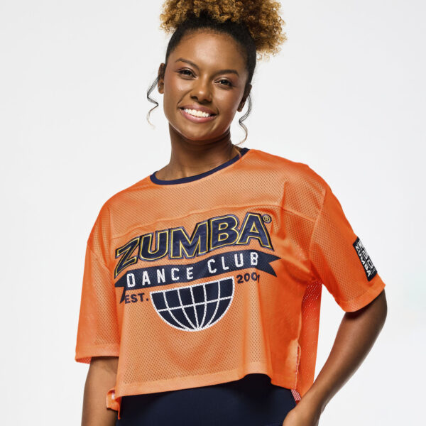 Victory Mesh Boxy Crop Top - Image 7