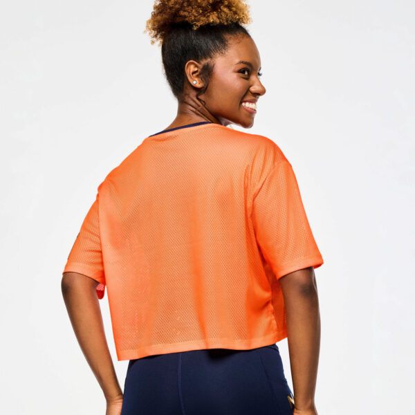 Victory Mesh Boxy Crop Top - Image 8