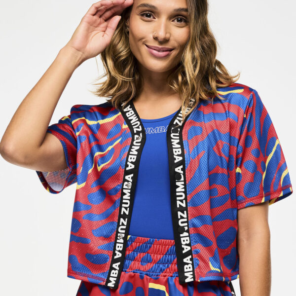 Victory Cropped Mesh Baseball Top - Image 3