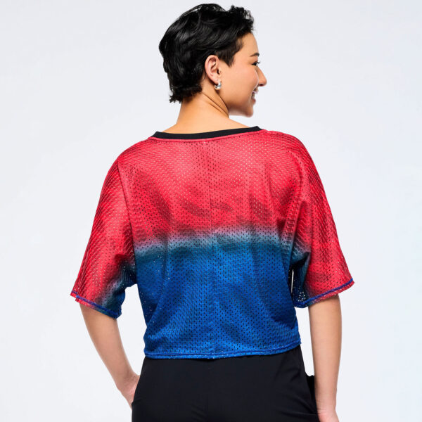 Victory Boxy Dolman Crop Top - Image 2