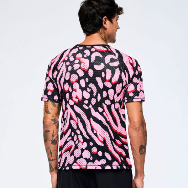Victory Mesh Crew Neck Raglan Sleeve Top - Image 2