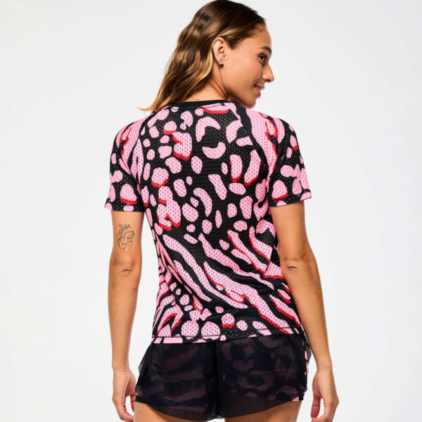 Victory Mesh Crew Neck Raglan Sleeve Top - Image 5