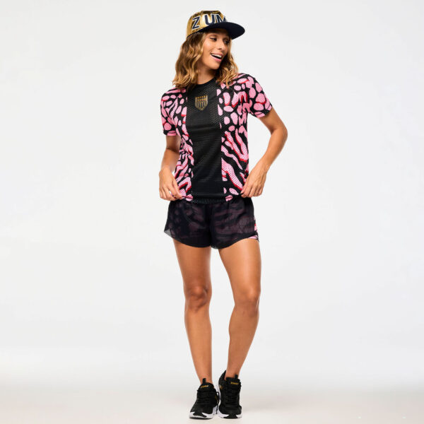 Victory Mesh Crew Neck Raglan Sleeve Top - Image 6