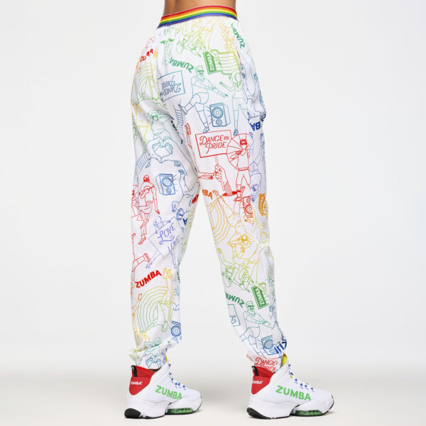 Zumba Elastic Waistband Slouch Woven Pants - Image 6