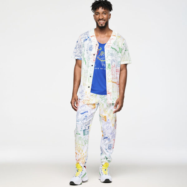 Zumba Baseball Button Up Jersey