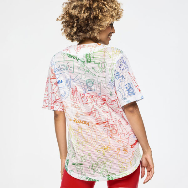 Zumba Baseball Button Up Jersey - Image 6