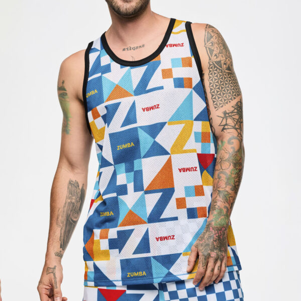 Zumba Rays Men's Basketball Tank - Image 5