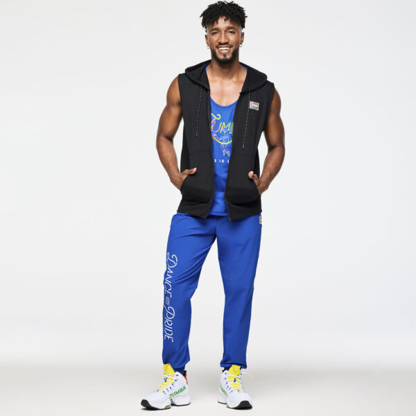 Zumba Men's Sleeveless Zip Up Hoodie - Image 6