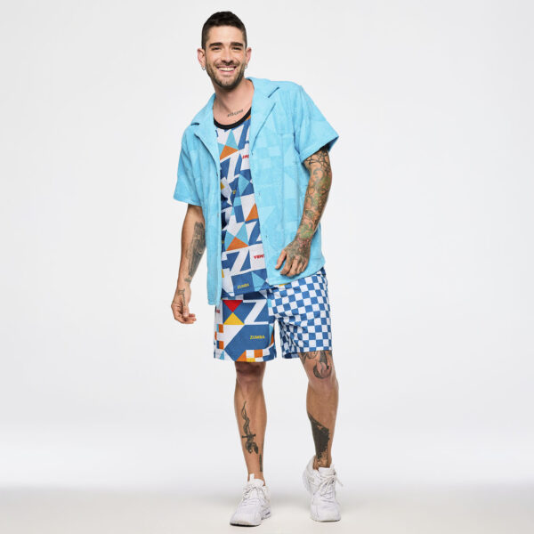 Zumba Rays Terry Button Down - Image 3