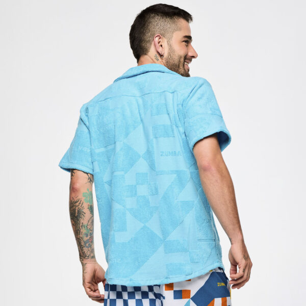Zumba Rays Terry Button Down - Image 5