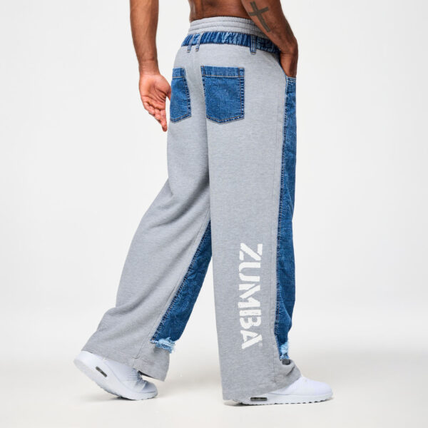 Blue Jean Denim Sweatpants - Image 6
