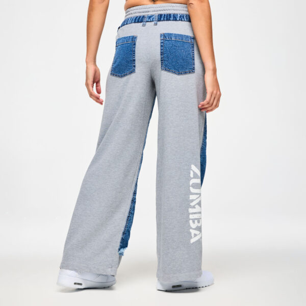 Blue Jean Denim Sweatpants - Image 7