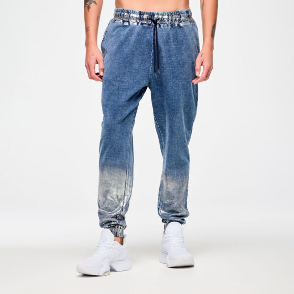 Blue Jean Knit Pants - Image 2