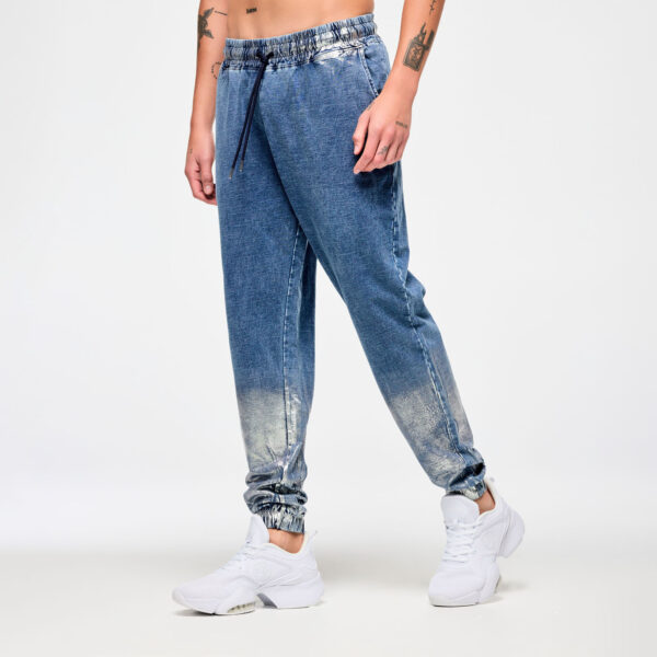 Blue Jean Knit Pants - Image 3