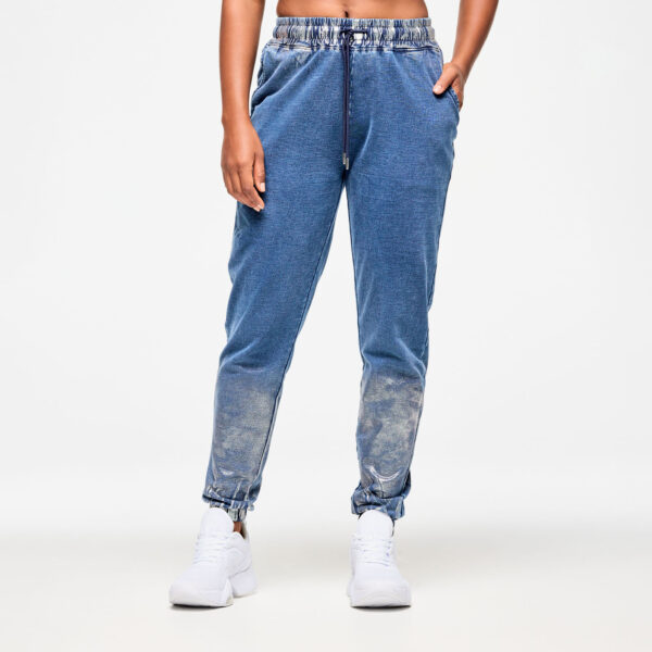 Blue Jean Knit Pants - Image 6