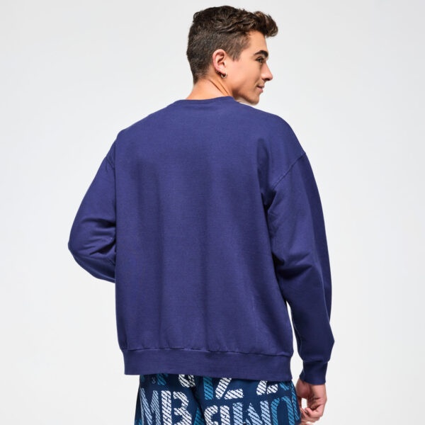Blue Jean Men's Pullover Sweatshirt - Image 2