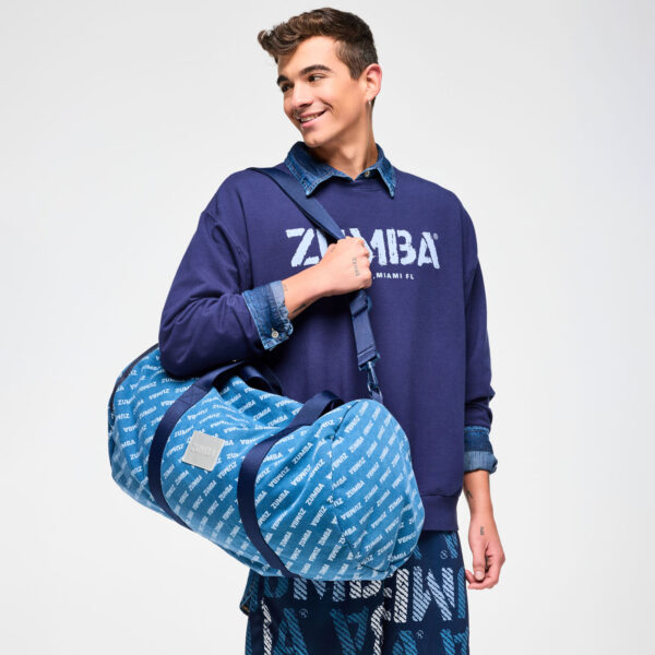 Blue Jean Duffle Bag - Image 7