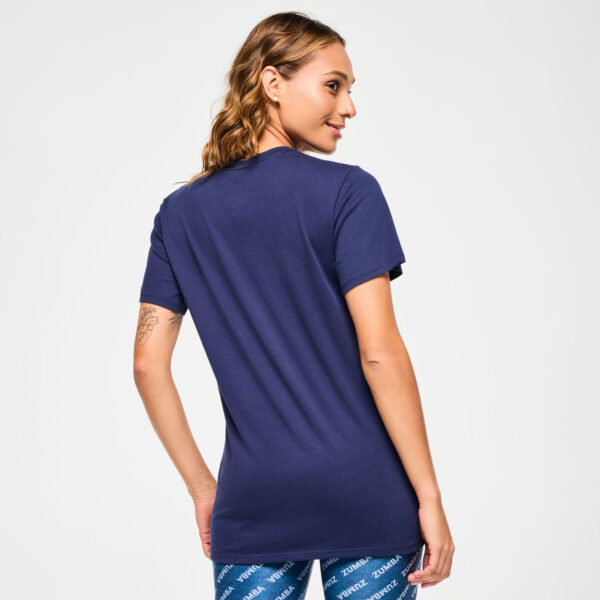 Blue Jean Crew Neck Tee - Indigo - Image 3