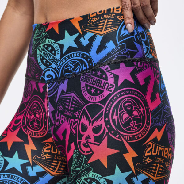 Zumba Libre High Waisted Biker Shorts - Image 4