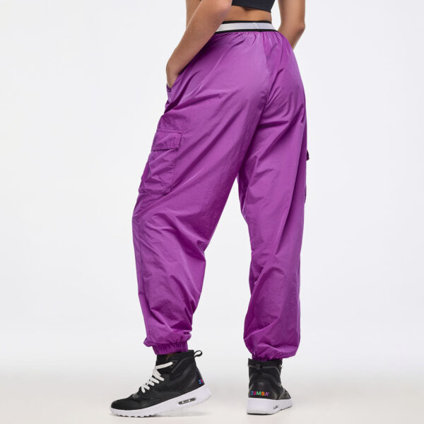 Zumba Libre Parachute Cargo Pants With Elastic Waistband - Image 6