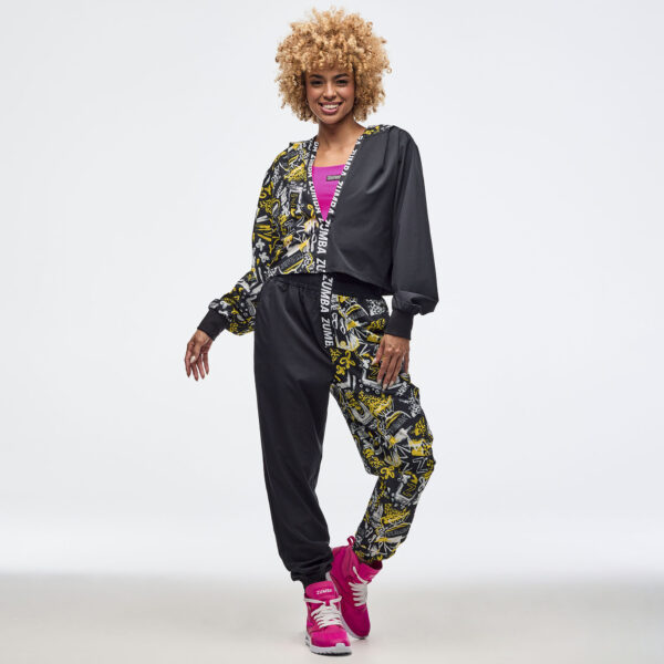 Sizzlin' High Waisted Zip Front Track Pants - Image 4