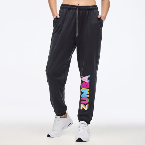 Zumba Multicolor Logo Slouch Sweatpants - Image 4