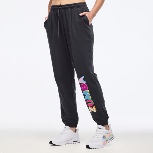 Zumba Multicolor Logo Slouch Sweatpants - Image 5