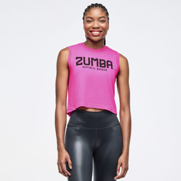 Zumba Libre Crew Neck Crop Tank - Image 2