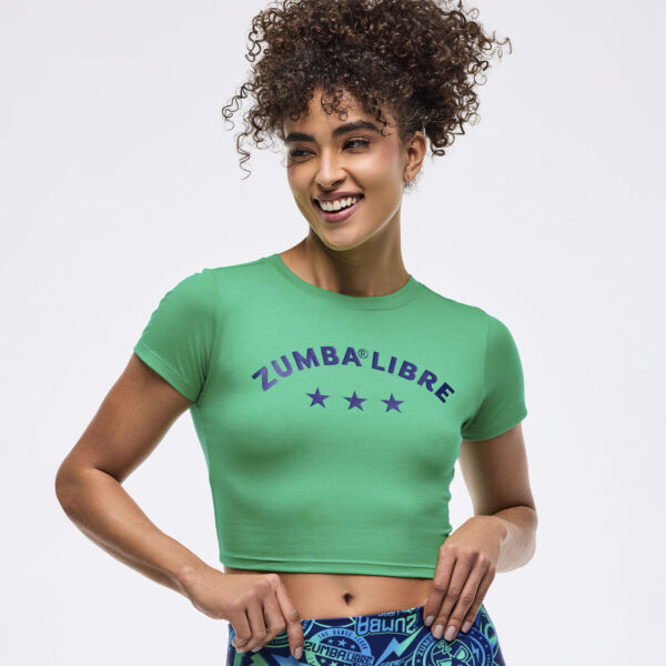 Zumba Libre Fitted Crop Top - Image 2