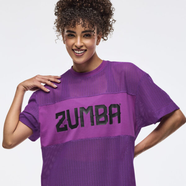Zumba Libre Boxy Mesh Top - Image 7
