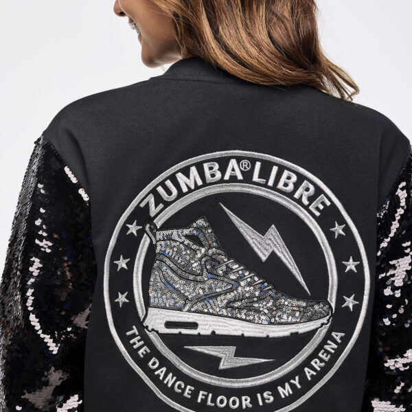 Zumba Libre Bomber Jacket With Sequin Sleeves - Image 9