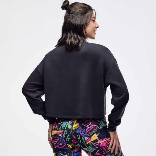 Sizzlin' Long Sleeve Oversized Crop Top - Image 2