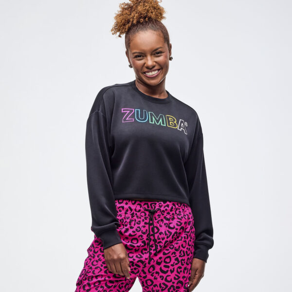 Sizzlin' Long Sleeve Oversized Crop Top - Image 3