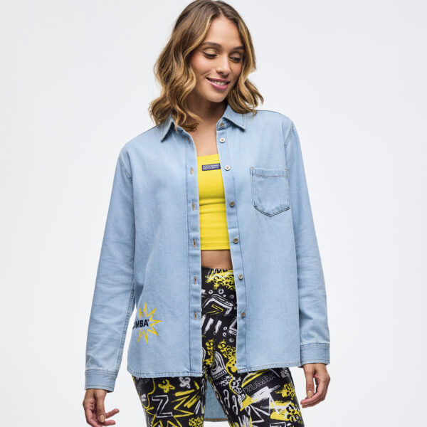 Sizzlin' Long Sleeve High Low Button Down - Image 2