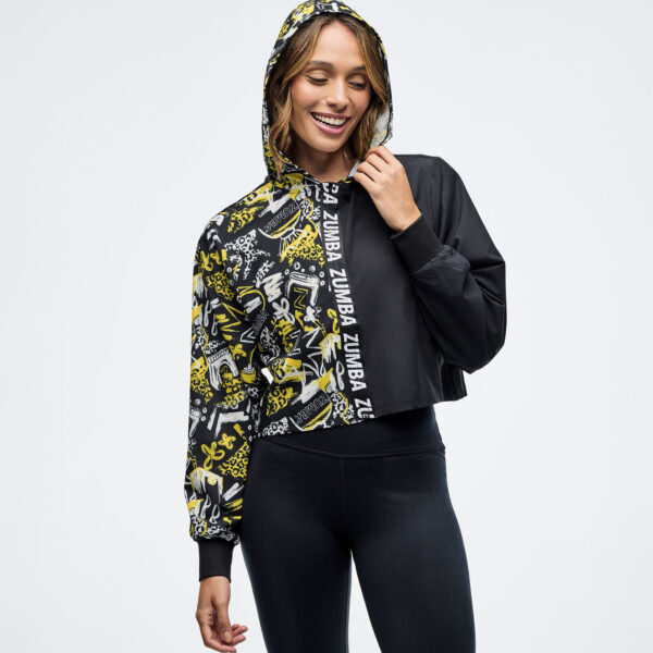 Sizzlin' Woven Zip-Up Hoodie - Image 2