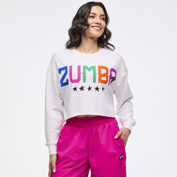 Zumba Libre Long Sleeve Boxy Crop Top - Image 2