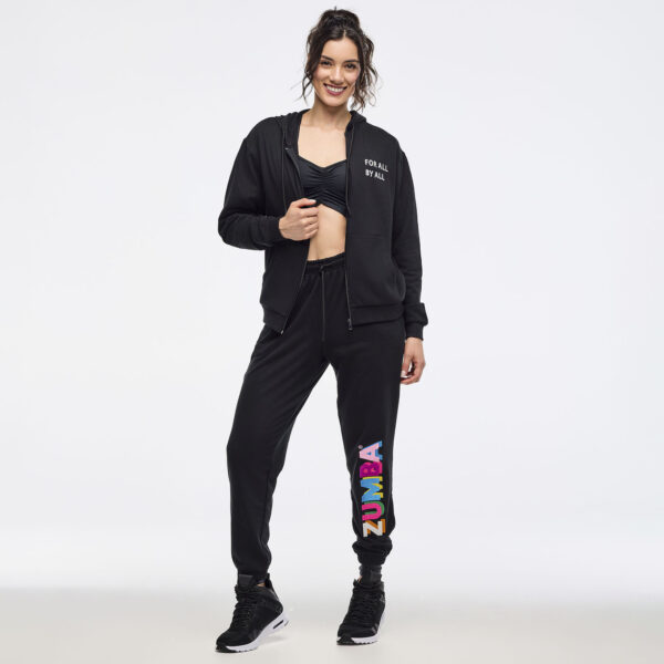 Zumba Multicolor Logo Zip-Up Hoodie - Image 4