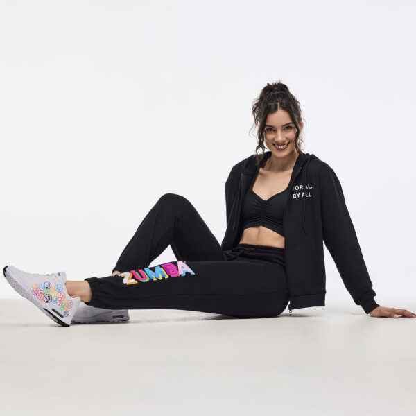 Zumba Multicolor Logo Zip-Up Hoodie - Image 5